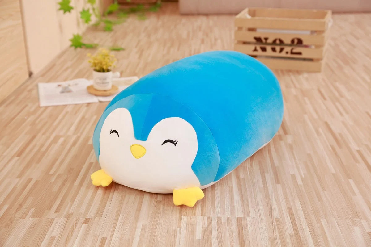 20/28cm Cartoon Animal Plush Pillows – Cute Cat, Rabbit, Dog, Penguin, Pig & Frog Stuffed Toys