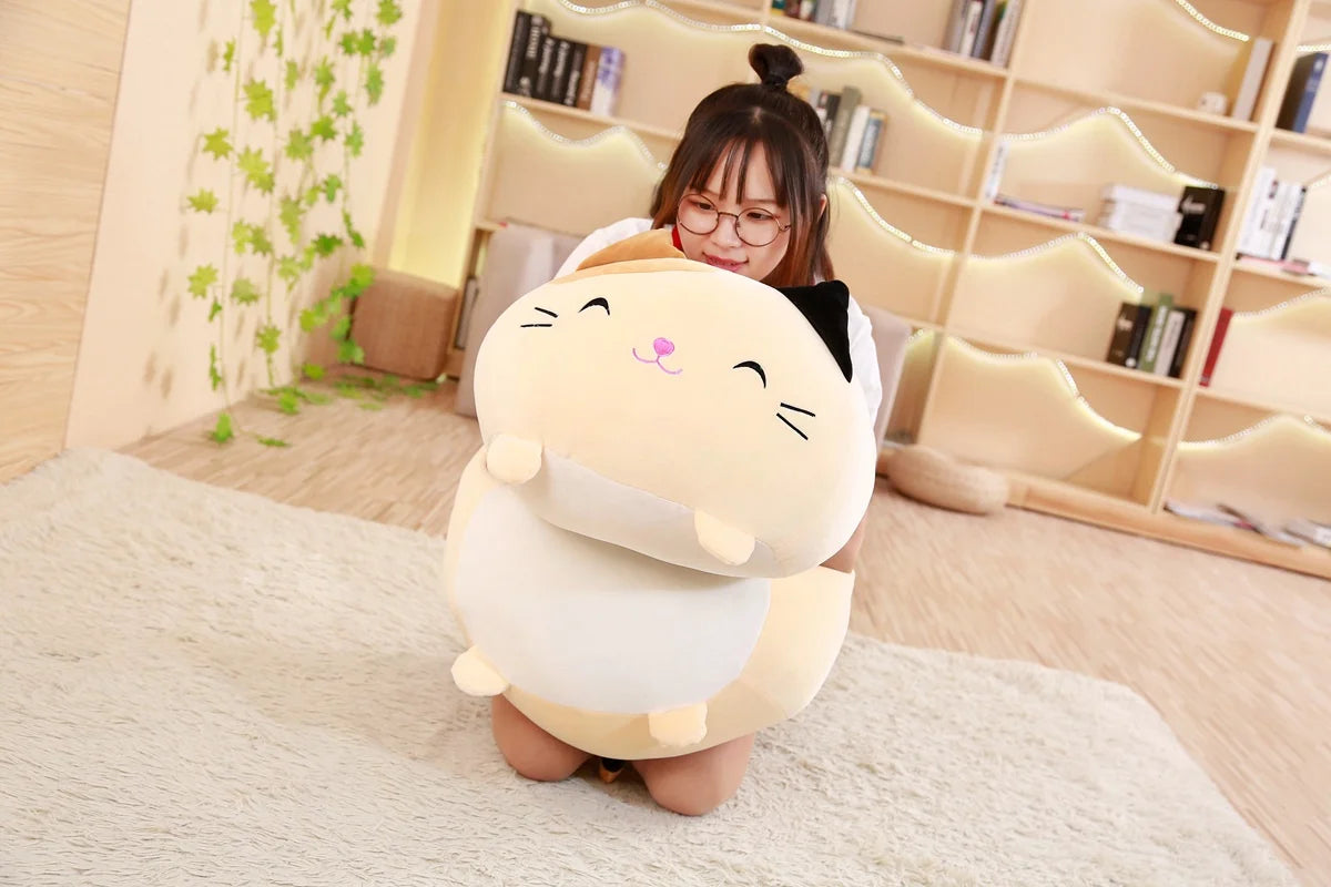20/28cm Cartoon Animal Plush Pillows – Cute Cat, Rabbit, Dog, Penguin, Pig & Frog Stuffed Toys