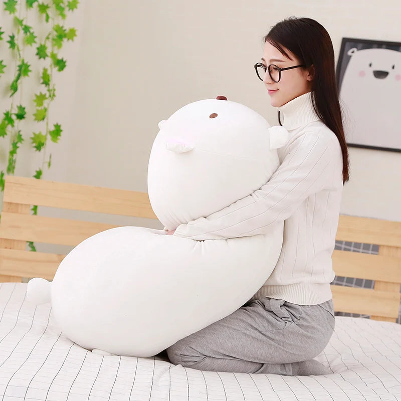 20/28cm Cartoon Animal Plush Pillows – Cute Cat, Rabbit, Dog, Penguin, Pig & Frog Stuffed Toys