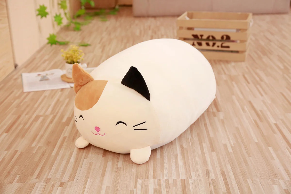 20/28cm Cartoon Animal Plush Pillows – Cute Cat, Rabbit, Dog, Penguin, Pig & Frog Stuffed Toys