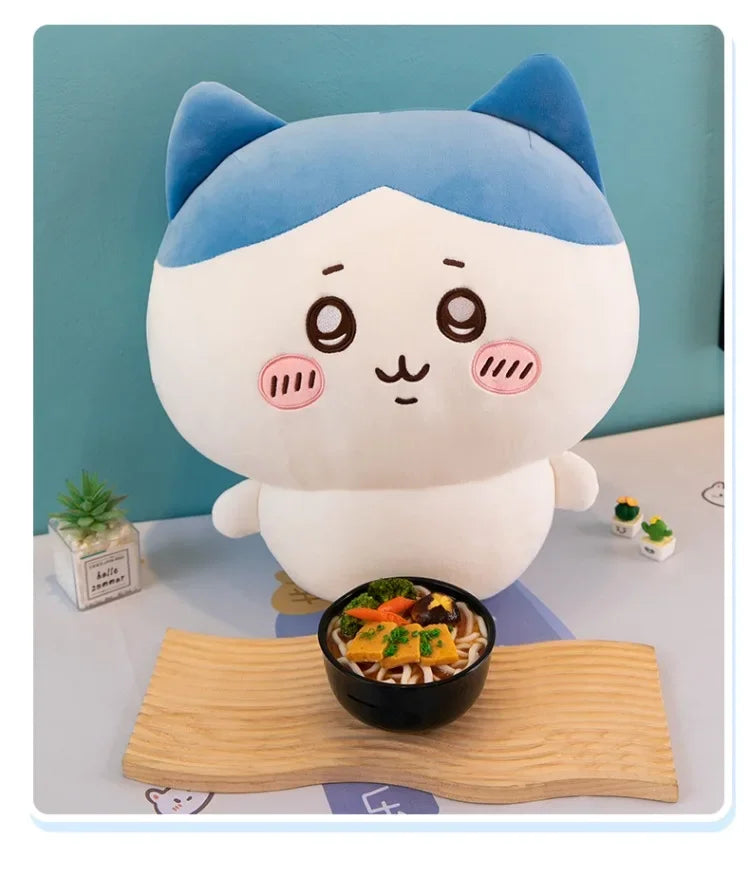 60cm Chiikawa Usagi & Hachiware Plush Toy – Large Kawaii Doll Pillow Cushion Gift
