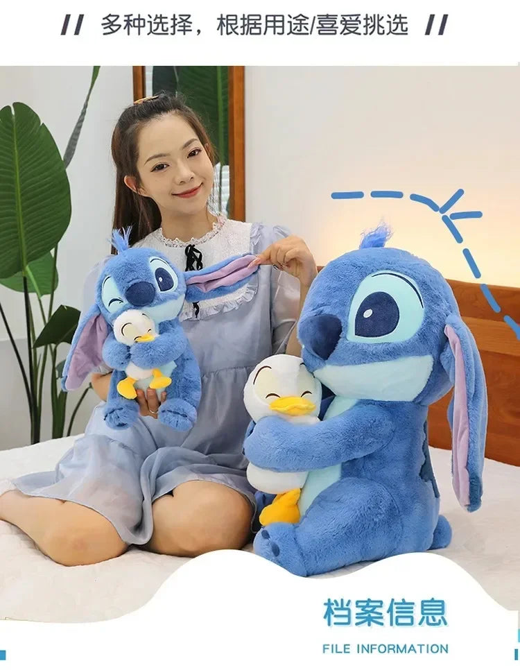 Disney Stitch Plush Doll – Cute Lilo & Stitch Stuffed Toy Duck Stitch Plushie Gift for Kids & Collectors