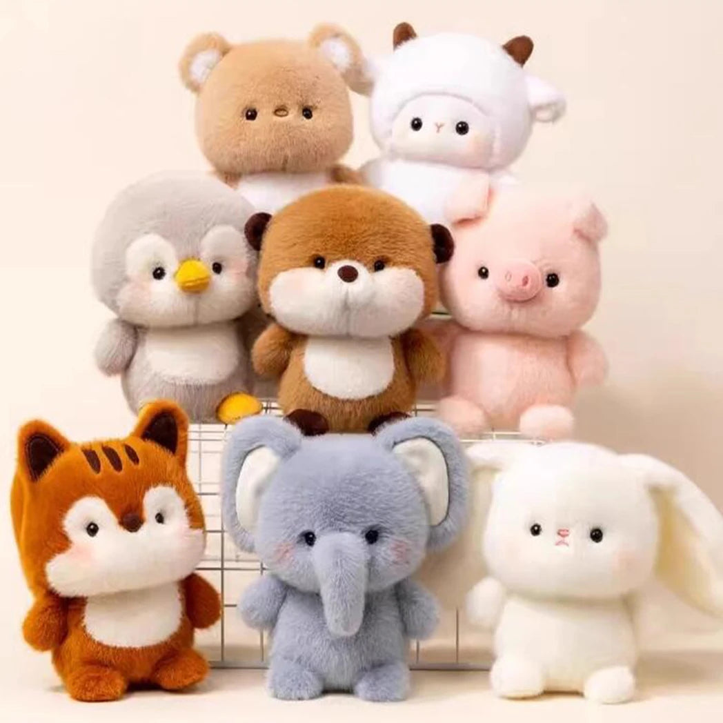 15cm Cute Animal Plush Toy – Soft Mini Doll Ornament & Sleeping Companion – Birthday & Christmas Gift