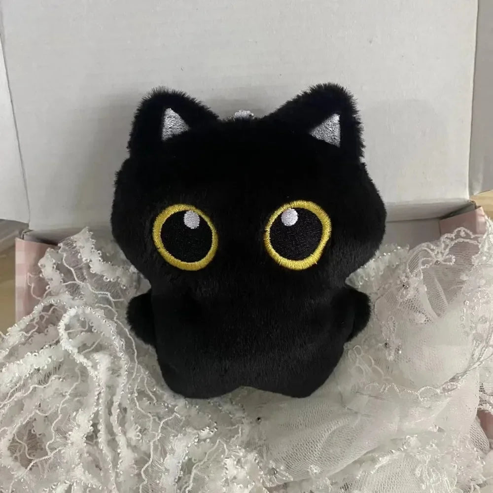Cute Black Cat Plush Toy Doll – Soft Pendant Pillow Cushion – Party Gift for Boys & Girls