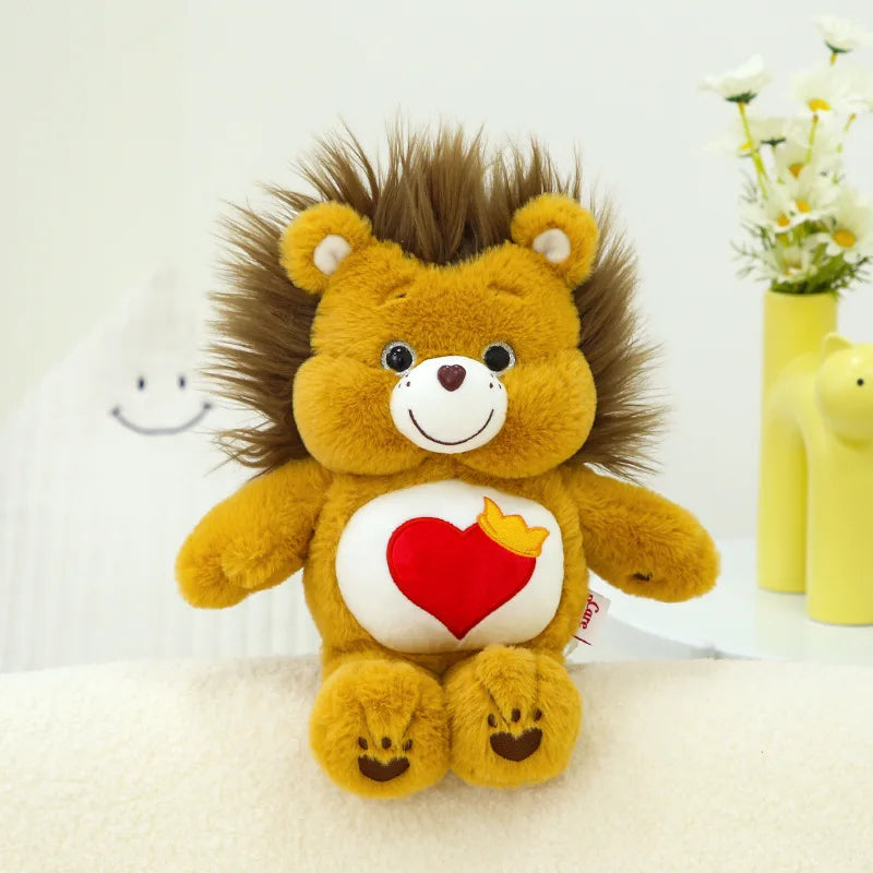 33cm Forest Plush Toys – Cute Cartoon Lion & Sheep Stuffed Dolls – Soft Sleeping Plush Pillow & Home Decoration