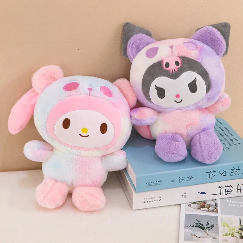 25cm Sanrio Plush Toys – Kuromi, My Melody & Cinnamoroll Soft Stuffed Dolls Pillow Gift