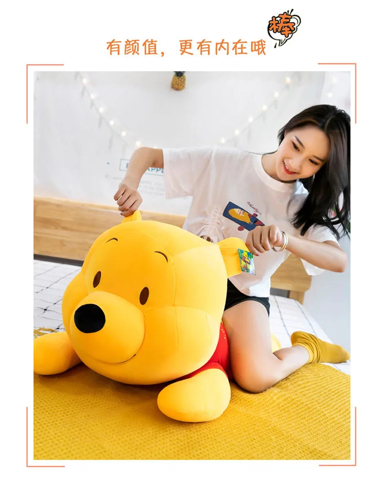 45cm Disney Winnie the Pooh Plush – Cute Cartoon Stuffed Doll Kawaii Plushie Gift for Kids & Girls