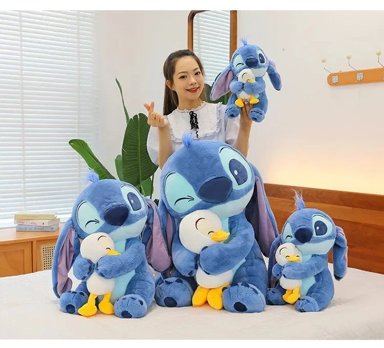 Disney Stitch Plush Doll – Cute Lilo & Stitch Stuffed Toy Duck Stitch Plushie Gift for Kids & Collectors