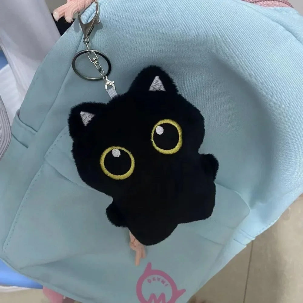 Cute Black Cat Plush Toy Doll – Soft Pendant Pillow Cushion – Party Gift for Boys & Girls