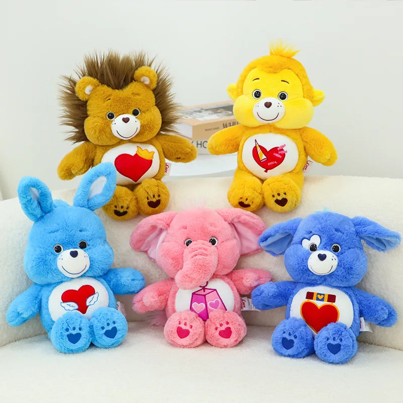 33cm Forest Plush Toys – Cute Cartoon Lion & Sheep Stuffed Dolls – Soft Sleeping Plush Pillow & Home Decoration