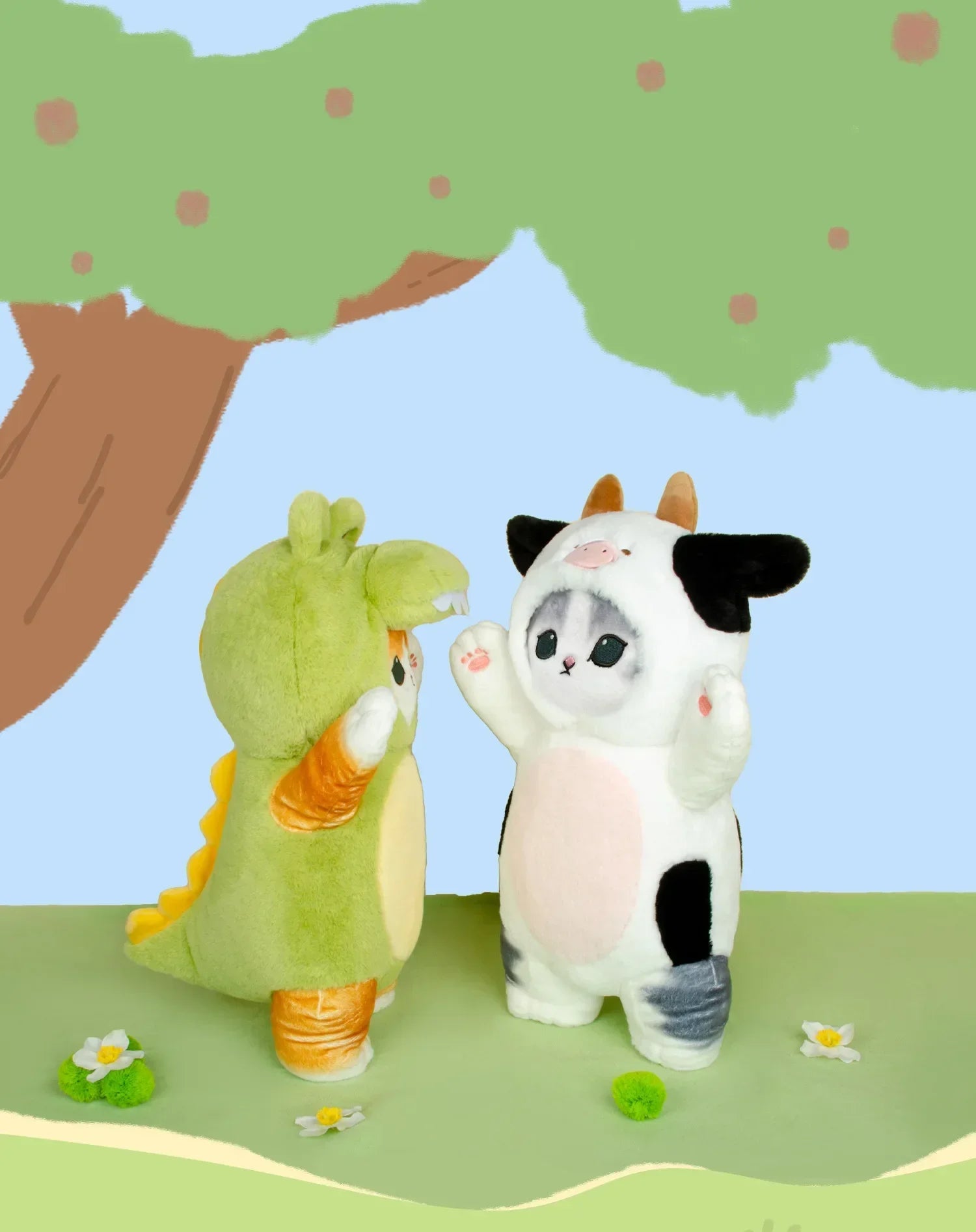 50cm Original Mofusand Cosplay Cat Plush Toys – Cute Kawaii Animal Plushies Gift