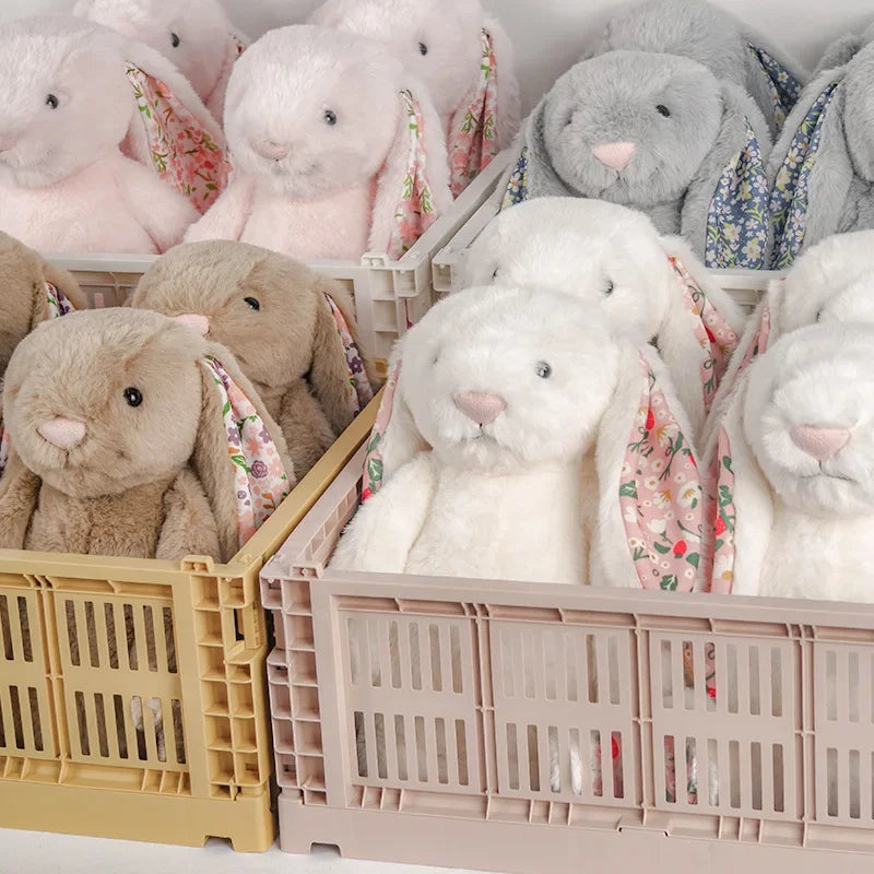 Jellycat Bonnie Rabbit Plush – Cute Bunny Doll with Floral Ears, Soft Stuffed Toy for Kids, Room Décor & Birthday Gifts