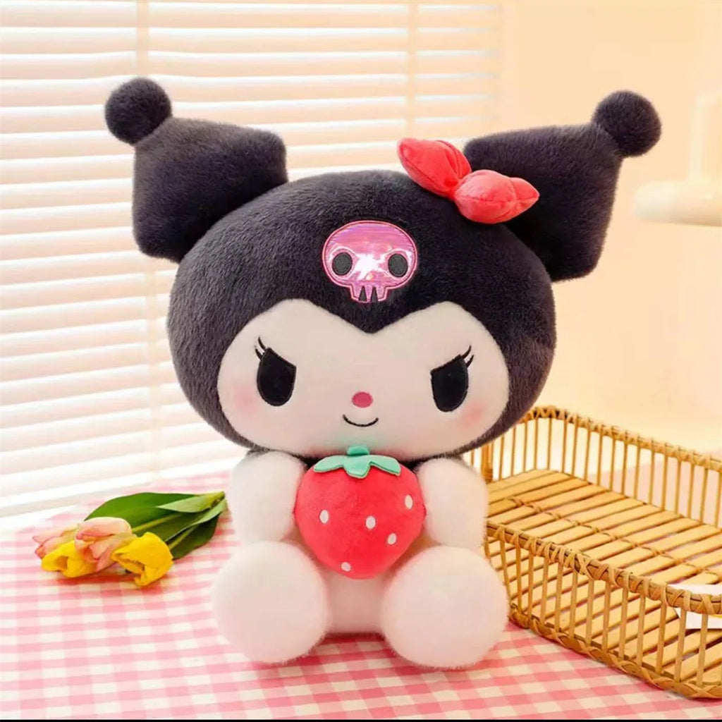 25cm Sanrio Plush Toys – Kuromi, My Melody & Cinnamoroll Soft Stuffed Dolls Pillow Gift