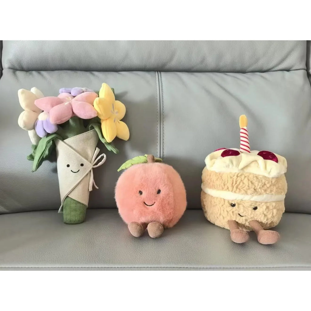 31cm Jelly & Cat Series Plush Toy – Cute Rabbit Doll Sleep Companion & Gift