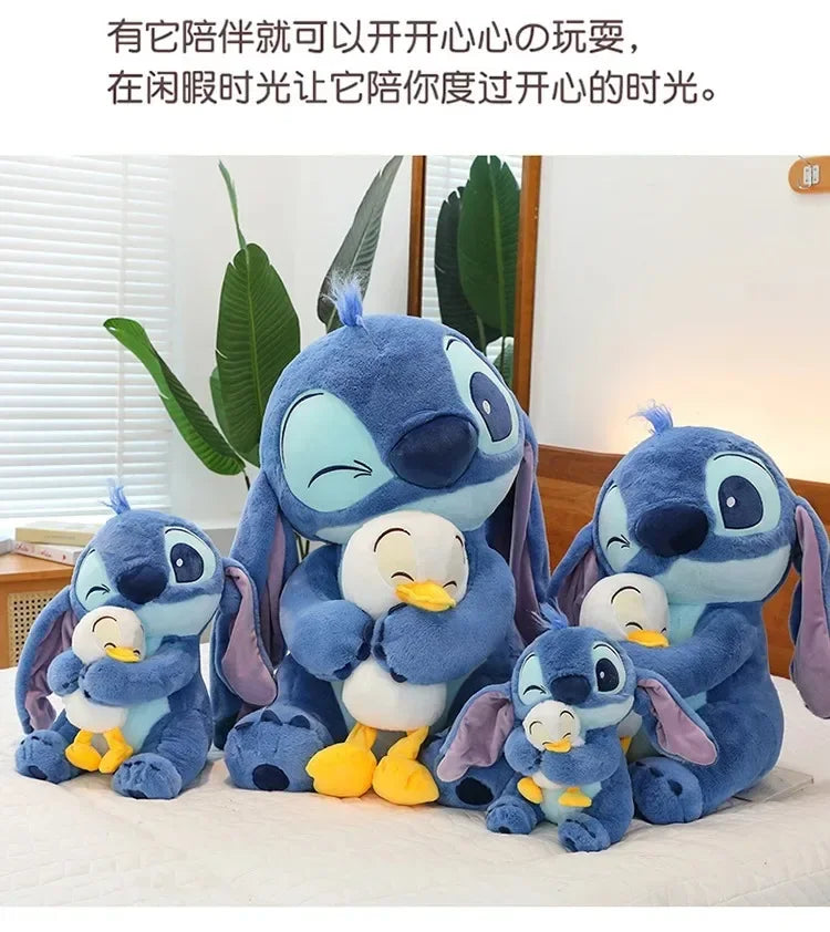 Disney Stitch Plush Doll – Cute Lilo & Stitch Stuffed Toy Duck Stitch Plushie Gift for Kids & Collectors