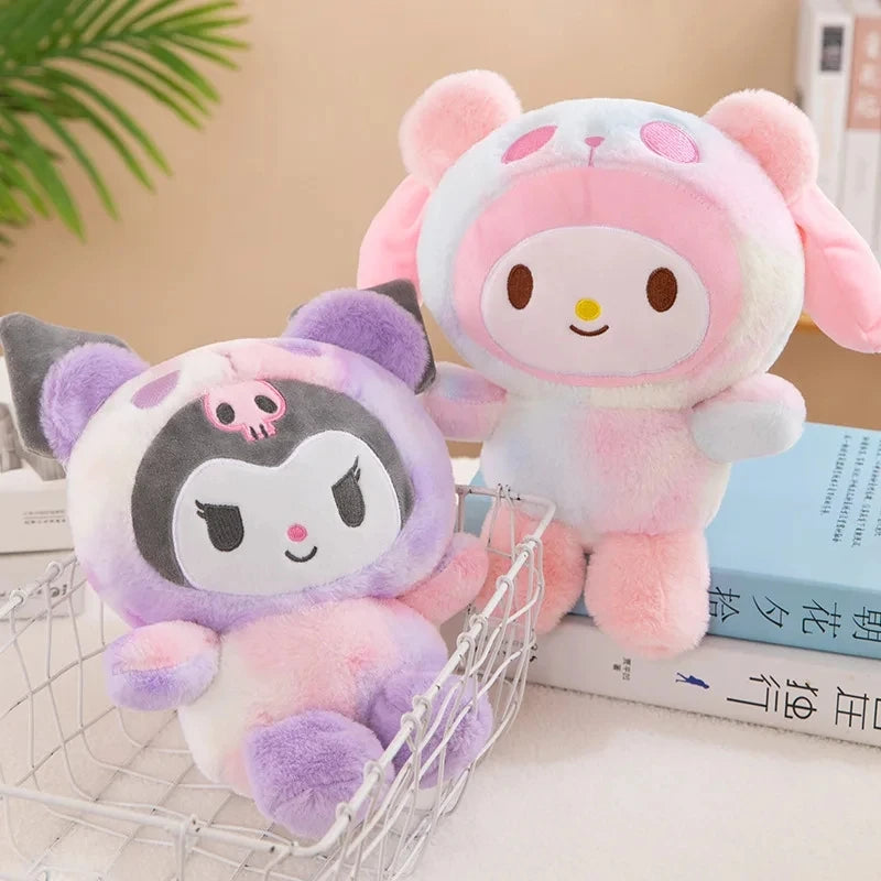 25cm Sanrio Plush Toys – Kuromi, My Melody & Cinnamoroll Soft Stuffed Dolls Pillow Gift