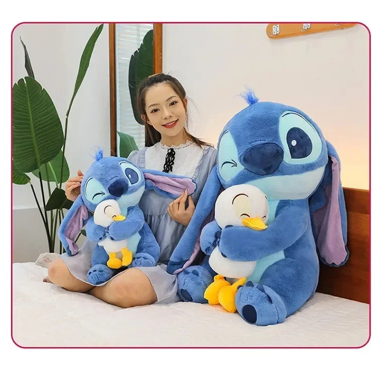 Disney Stitch Plush Doll – Cute Lilo & Stitch Stuffed Toy Duck Stitch Plushie Gift for Kids & Collectors