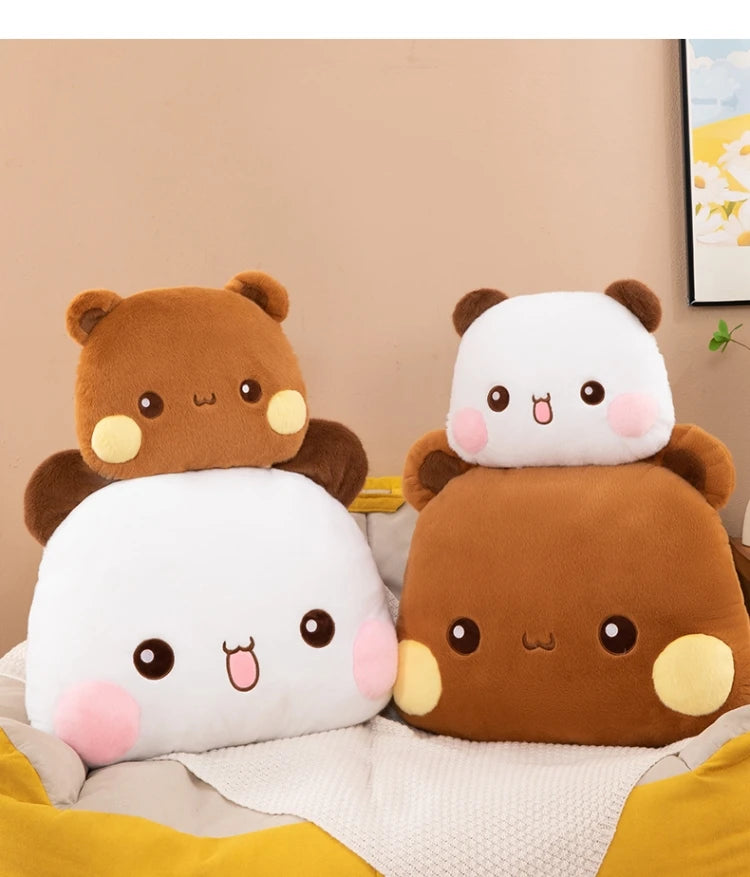 35/60/80cm Bubu Dudu Panda & Mitao Cat Plush Toys – Kawaii Plush Dolls & Pillow Gifts
