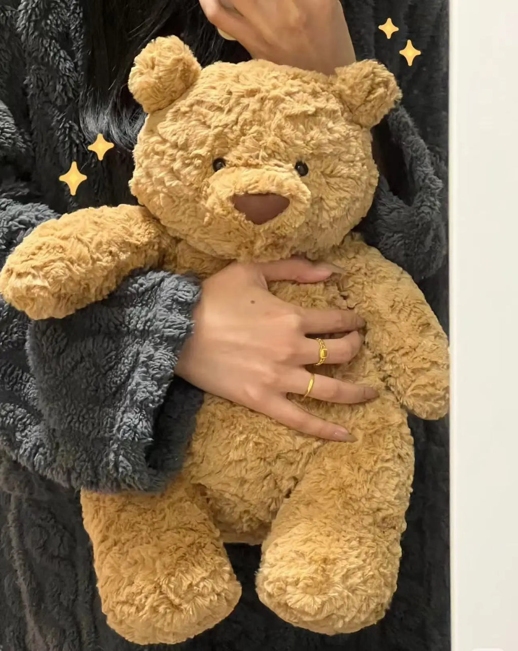 Jellycat Bassero Bear Plush Toy Series – Pumpkin, Bathrobe, Love Bat, Eggplant & Sun Doll Ornaments | Pet & Holiday Gift