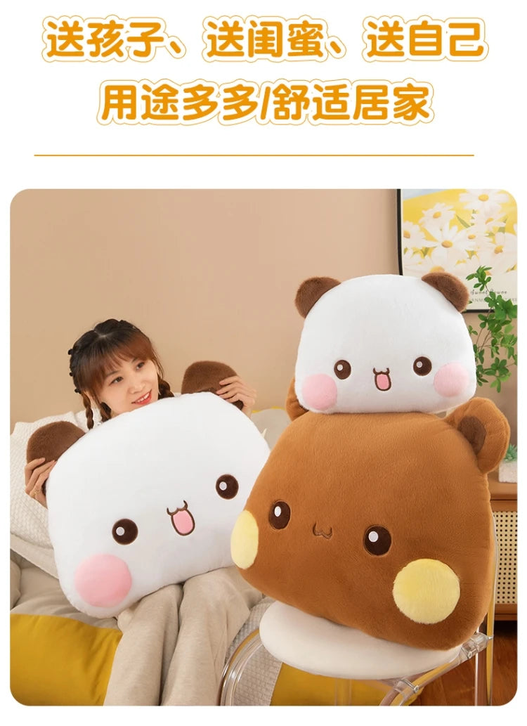 35/60/80cm Bubu Dudu Panda & Mitao Cat Plush Toys – Kawaii Plush Dolls & Pillow Gifts