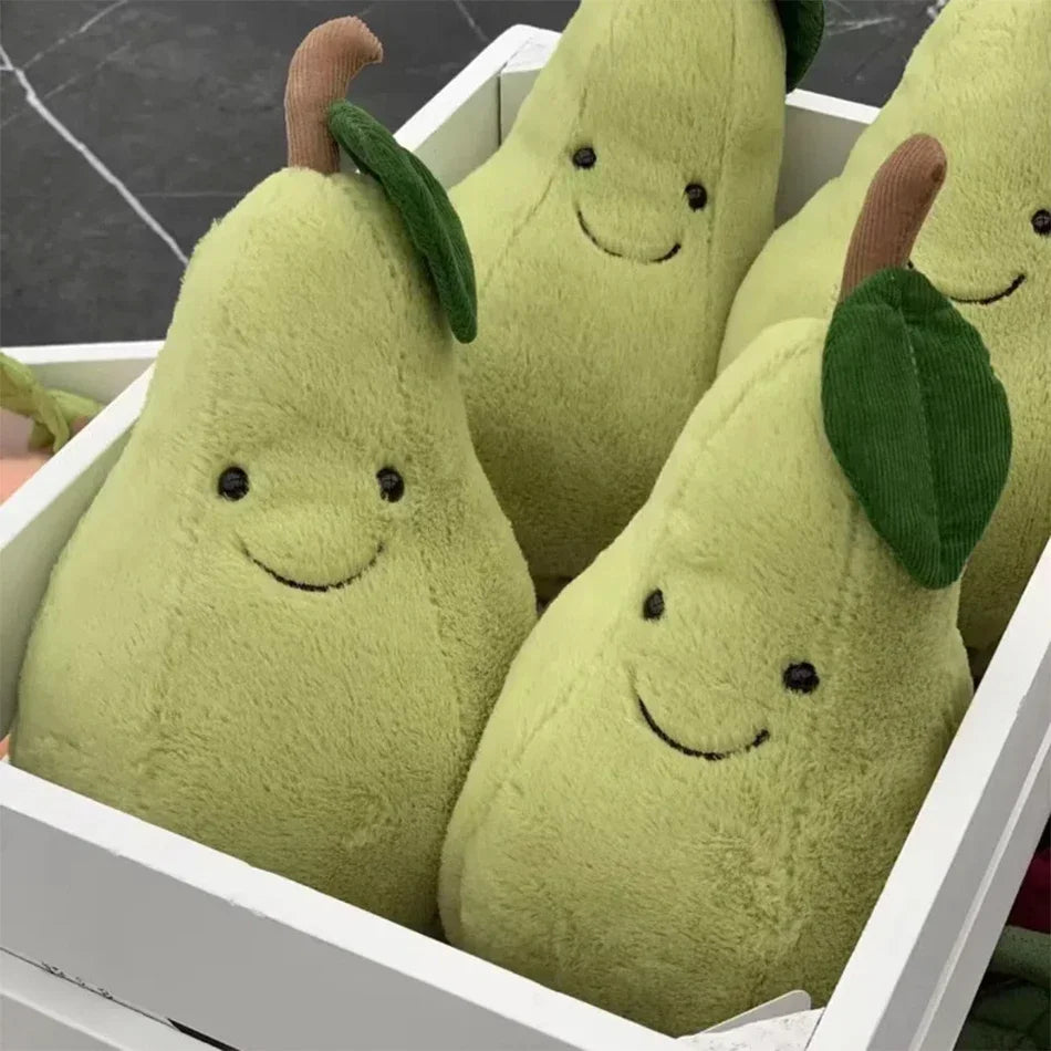 2025 Jellycat Fruit Plush Doll – Cute Peach, Pear & Cherry Plush Toys | Home Décor, Pet Toy & Birthday Gift