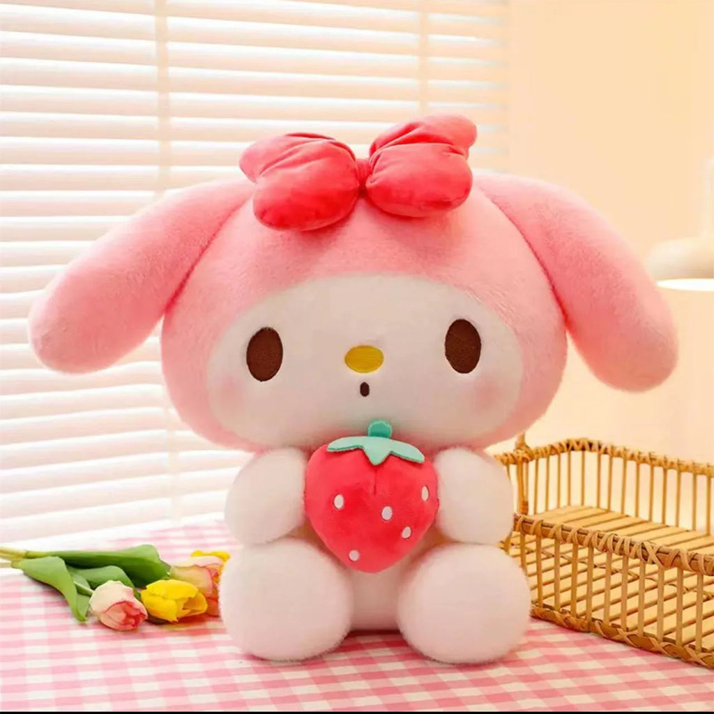 25cm Sanrio Plush Toys – Kuromi, My Melody & Cinnamoroll Soft Stuffed Dolls Pillow Gift