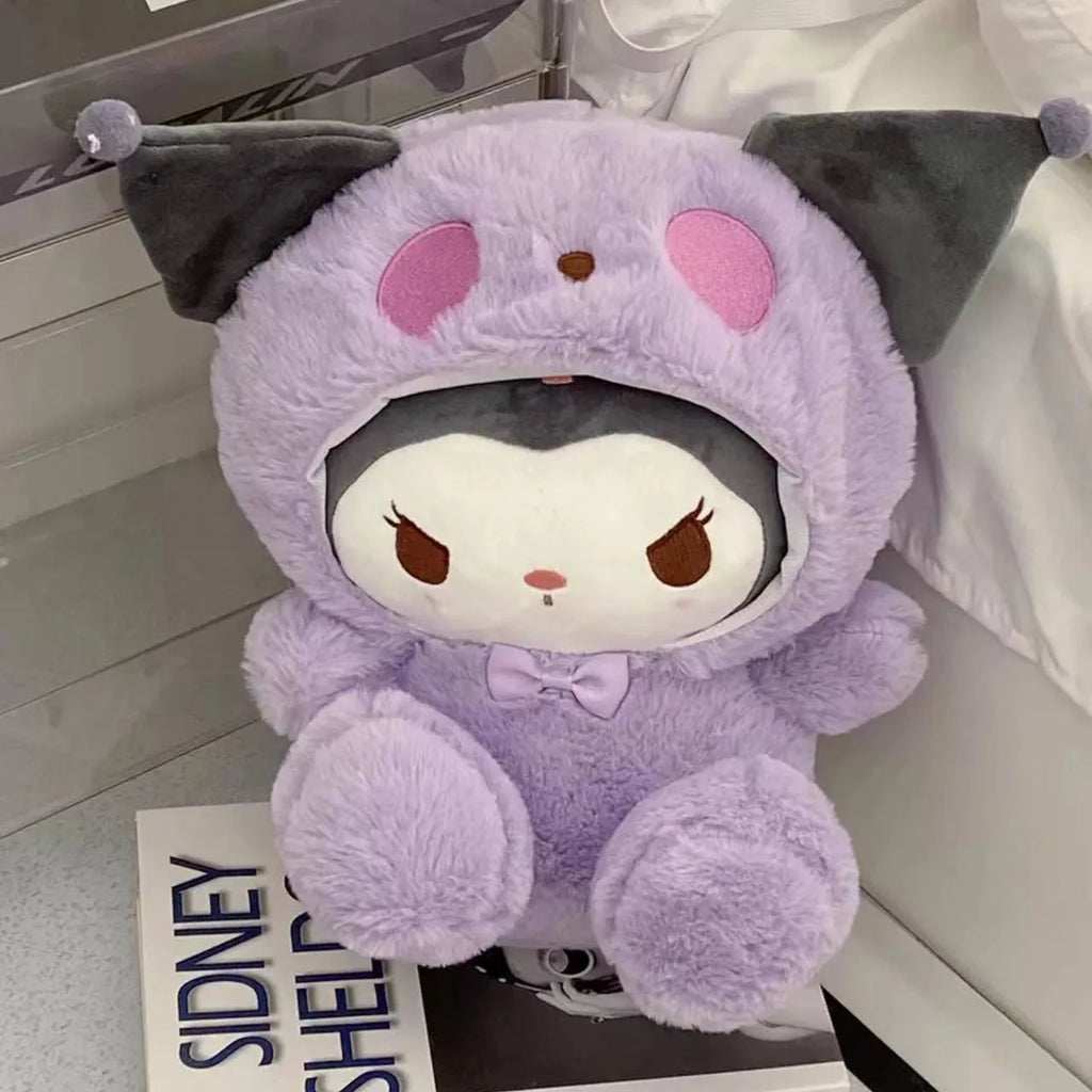 25cm Sanrio Plush Toys – Kuromi, My Melody & Cinnamoroll Soft Stuffed Dolls Pillow Gift