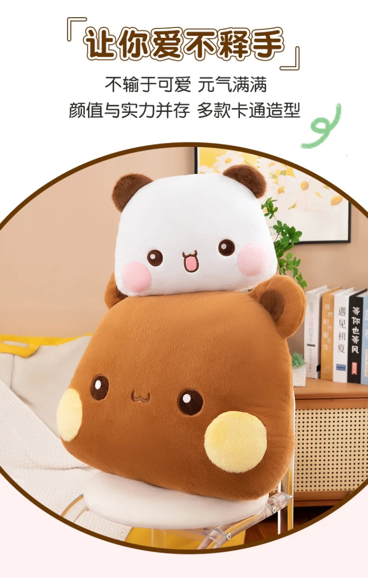 35/60/80cm Bubu Dudu Panda & Mitao Cat Plush Toys – Kawaii Plush Dolls & Pillow Gifts