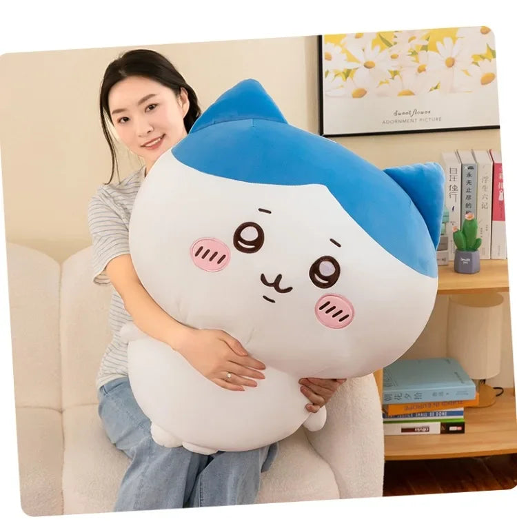 60cm Chiikawa Usagi & Hachiware Plush Toy – Large Kawaii Doll Pillow Cushion Gift