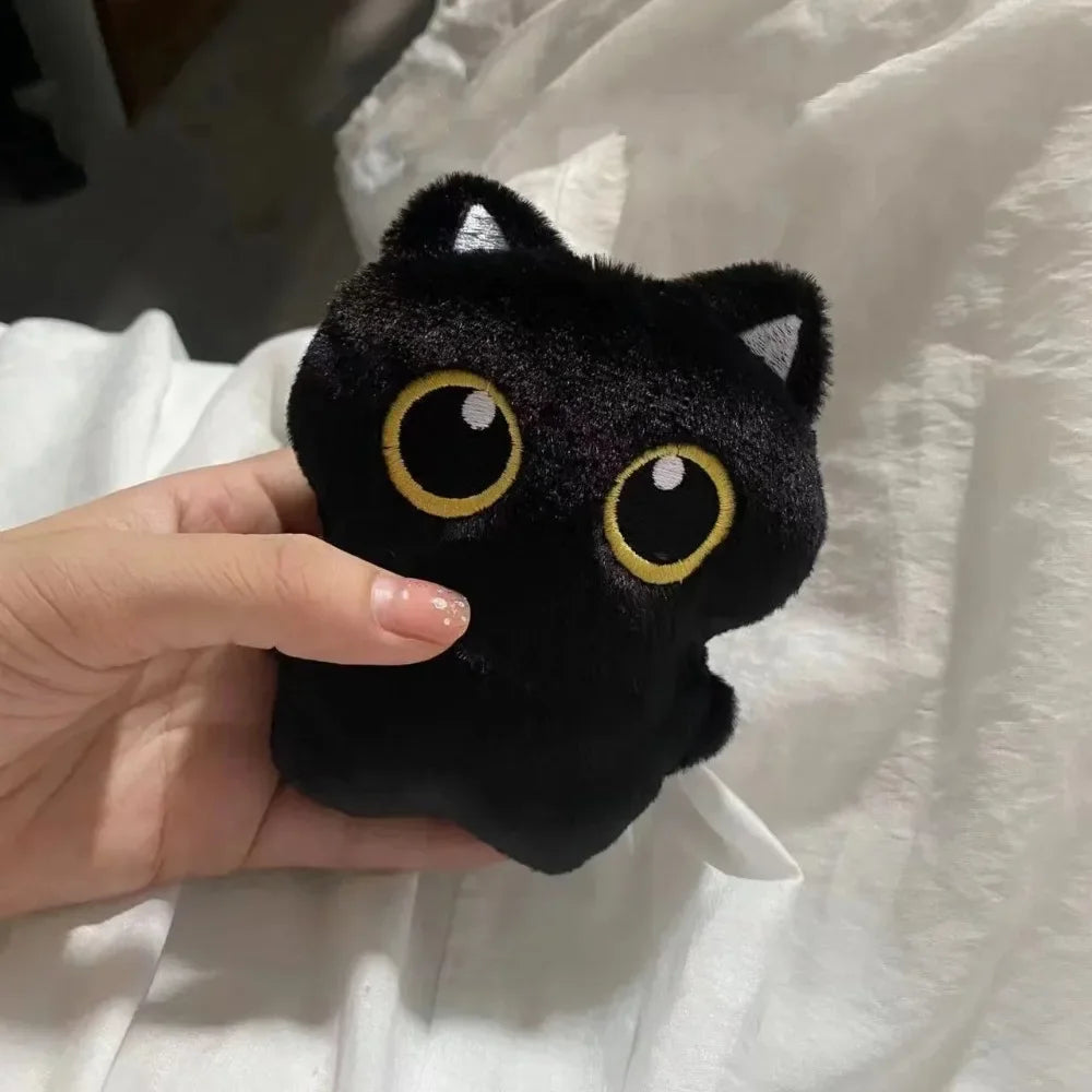 Cute Black Cat Plush Toy Doll – Soft Pendant Pillow Cushion – Party Gift for Boys & Girls