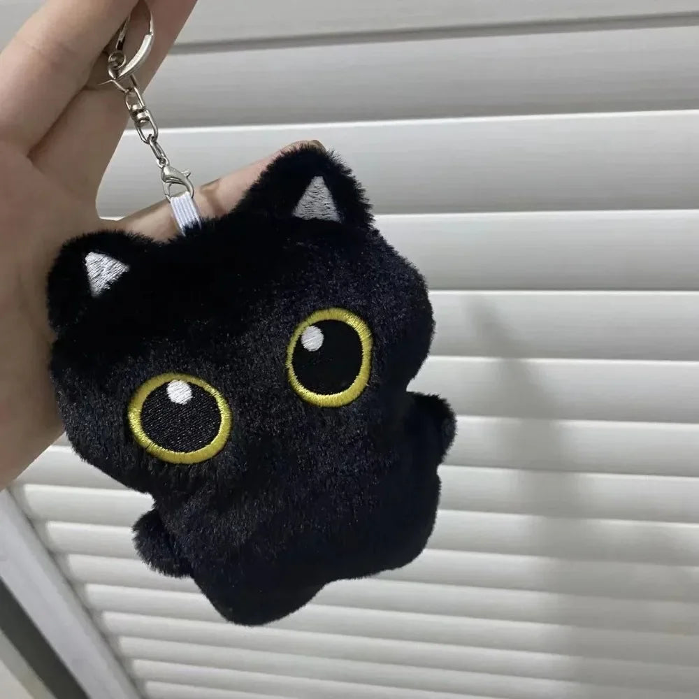Cute Black Cat Plush Toy Doll – Soft Pendant Pillow Cushion – Party Gift for Boys & Girls