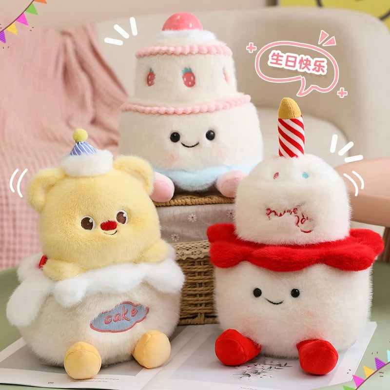 Cartoon Egg & Toast Plush Toy – Cute Breakfast Series Pillow & Baby Comfort Doll