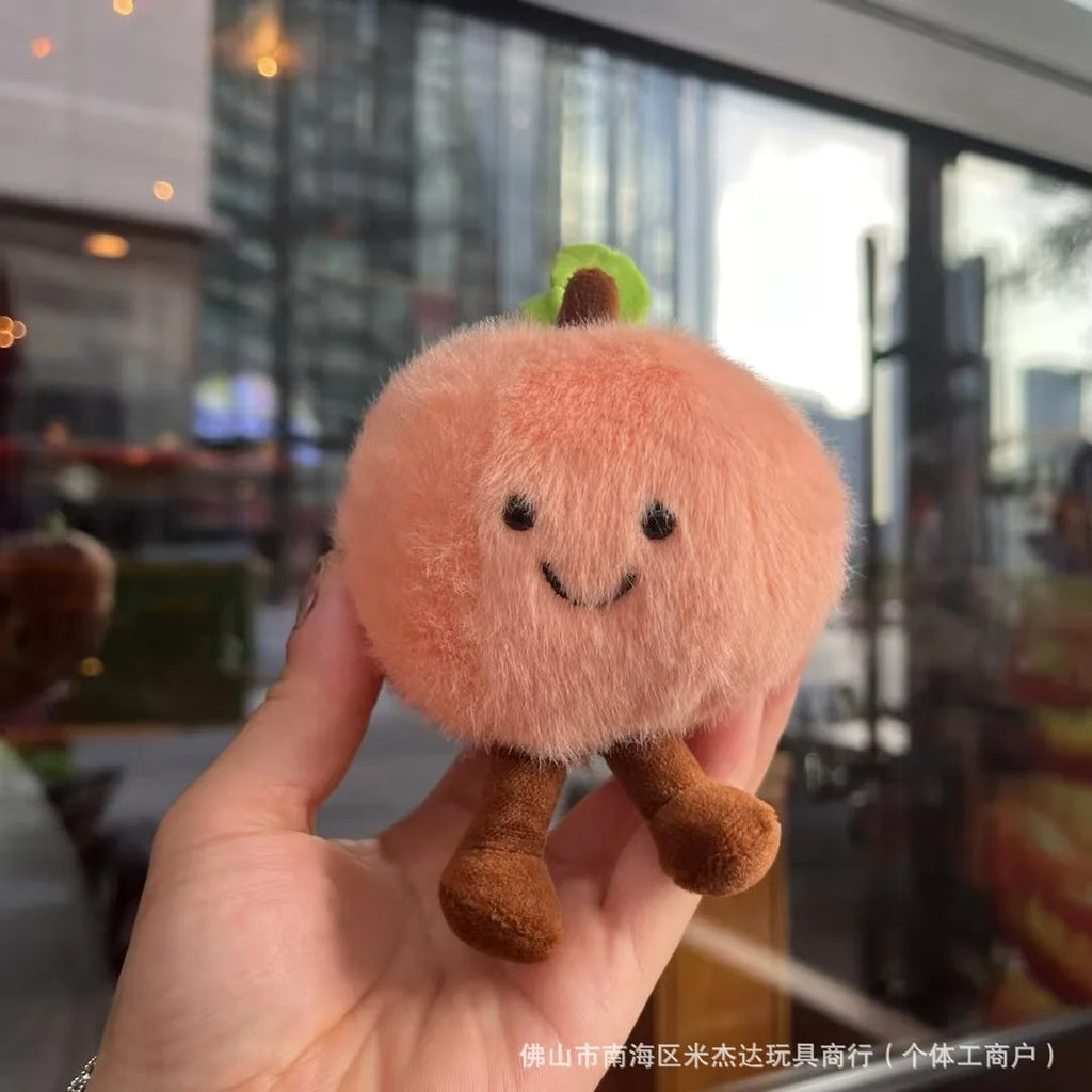 Jellycat Fruit Plush Doll – Cute Peach, Pear & Cherry Plush Toy | Home Décor & Pet Gift (10cm)