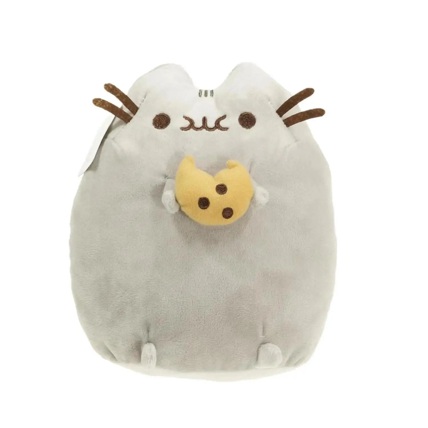 15cm Cute Cat Plush Doll – Soft Stuffed Kitten Toy Pillow, White & Gray Plushie for Kids, Girls & Pet Lovers