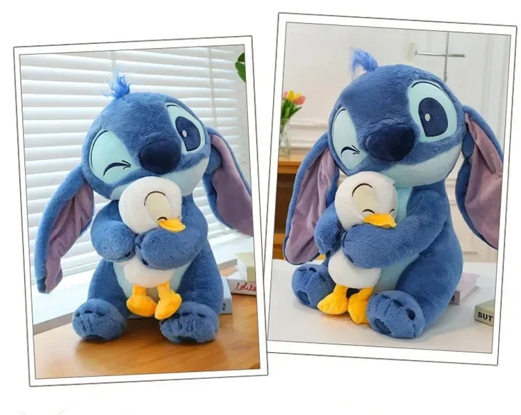Disney Stitch Plush Doll – Cute Lilo & Stitch Stuffed Toy Duck Stitch Plushie Gift for Kids & Collectors