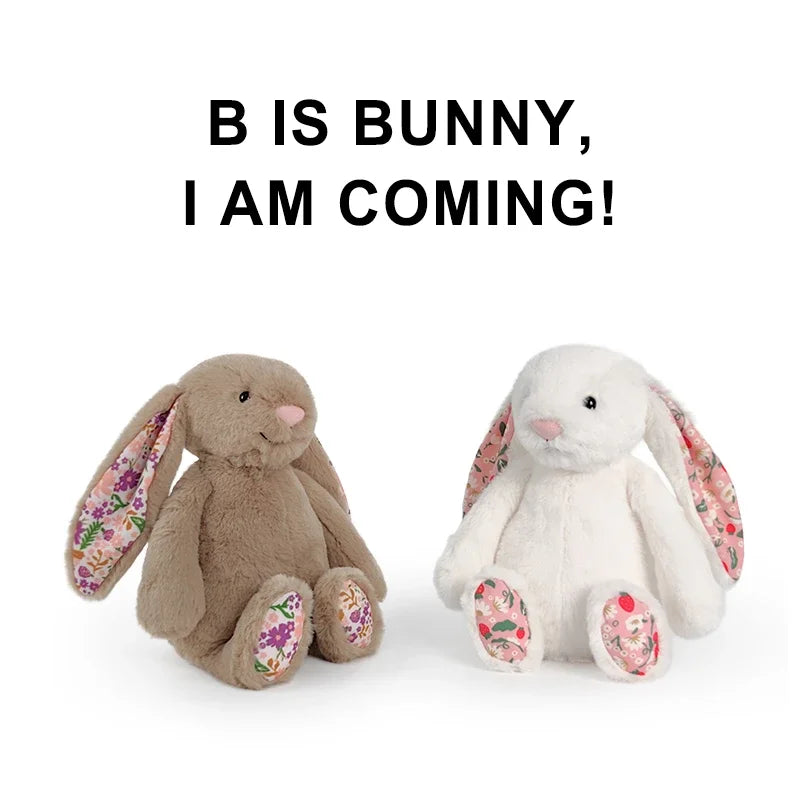 Jellycat Bonnie Rabbit Plush – Cute Bunny Doll with Floral Ears, Soft Stuffed Toy for Kids, Room Décor & Birthday Gifts